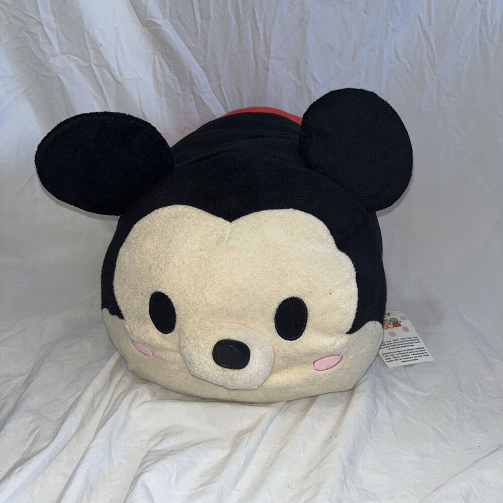 Disney Store 20" JUMBO Plush Mickey Mouse TSUM TSUM Large Cuddly Pillow Toy NWT